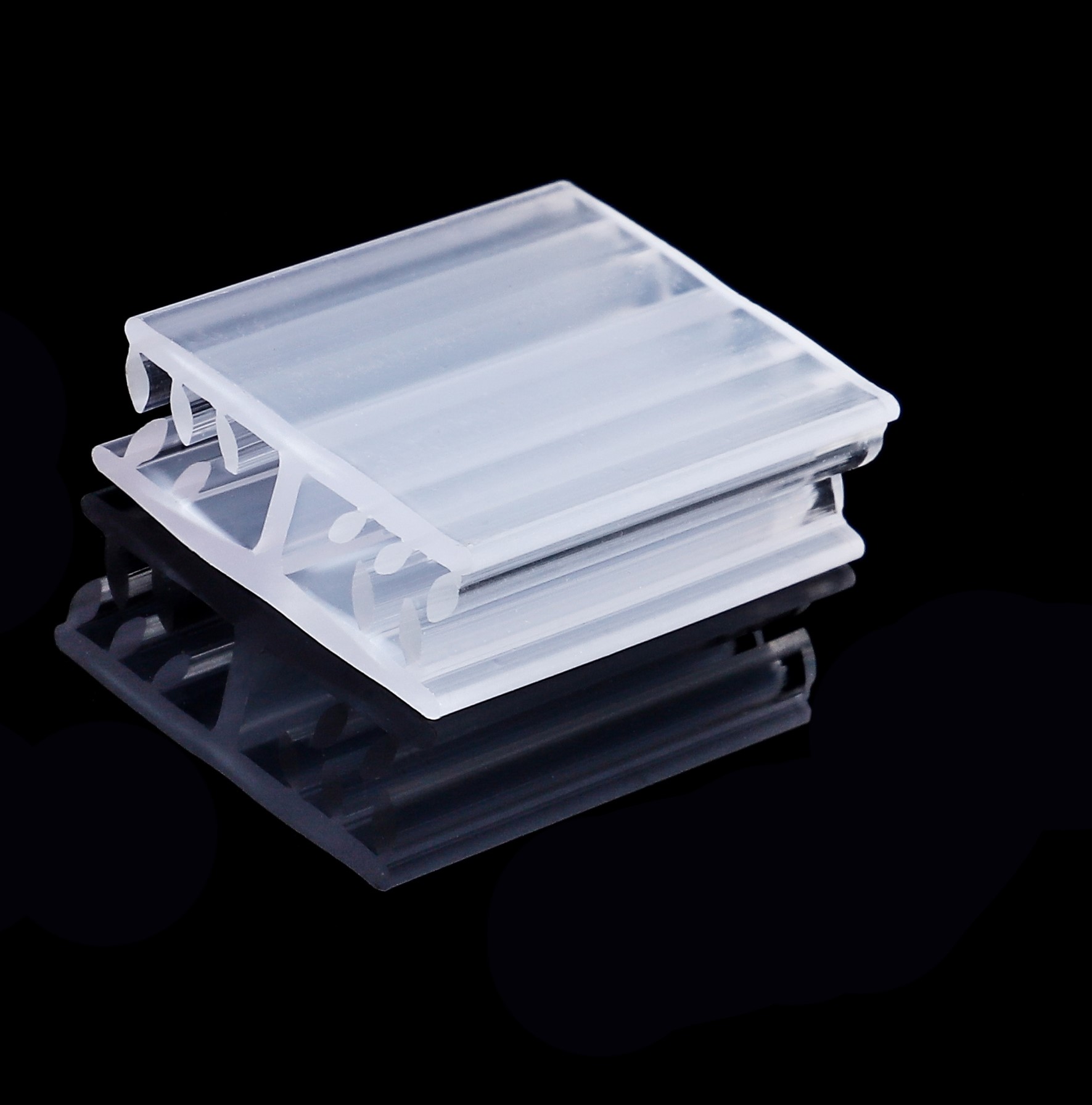 SOPORTE GRAFICA DOBLE STOPPER 25*22 MM ESPESOR GRAFICA 1-5 MM