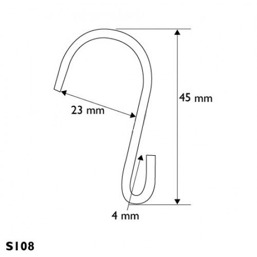GANCHO METALICO S108